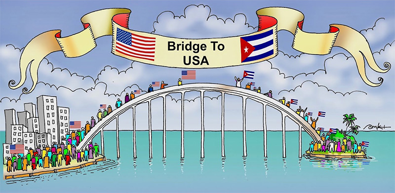 A Bridge from Cuba to the USA